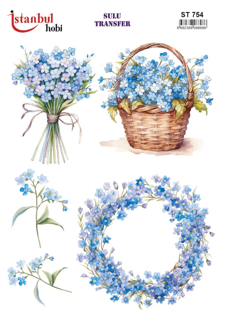 Sulu Transfer Kağıdı 25x35cm ST-754