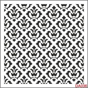 Damask Desen Stencil Şablon (40x40) DA-036