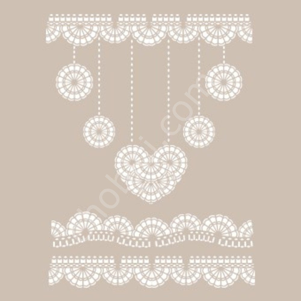 DS12 Cadence Dantel Serisi 25x35 Stencil