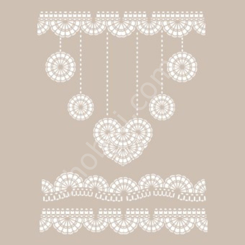 DS12 Cadence Dantel Serisi 25x35 Stencil