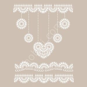 DS12 Cadence Dantel Serisi 25x35 Stencil