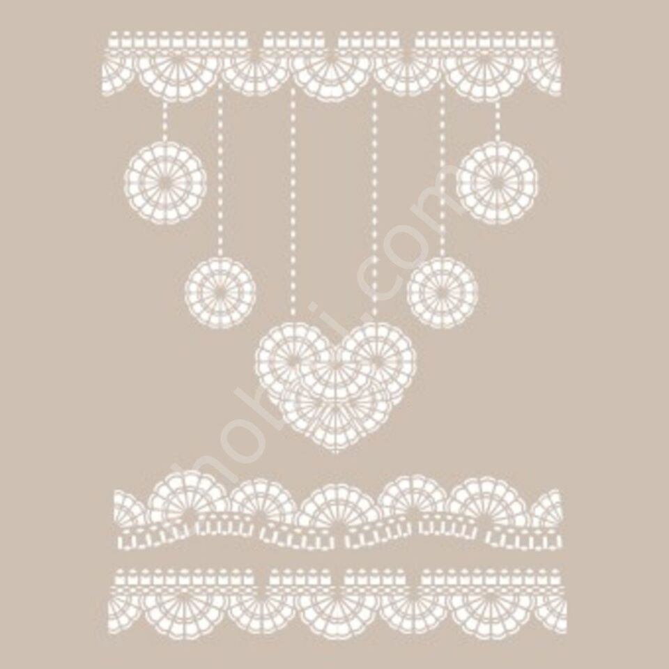 DS12 Cadence Dantel Serisi 25x35 Stencil