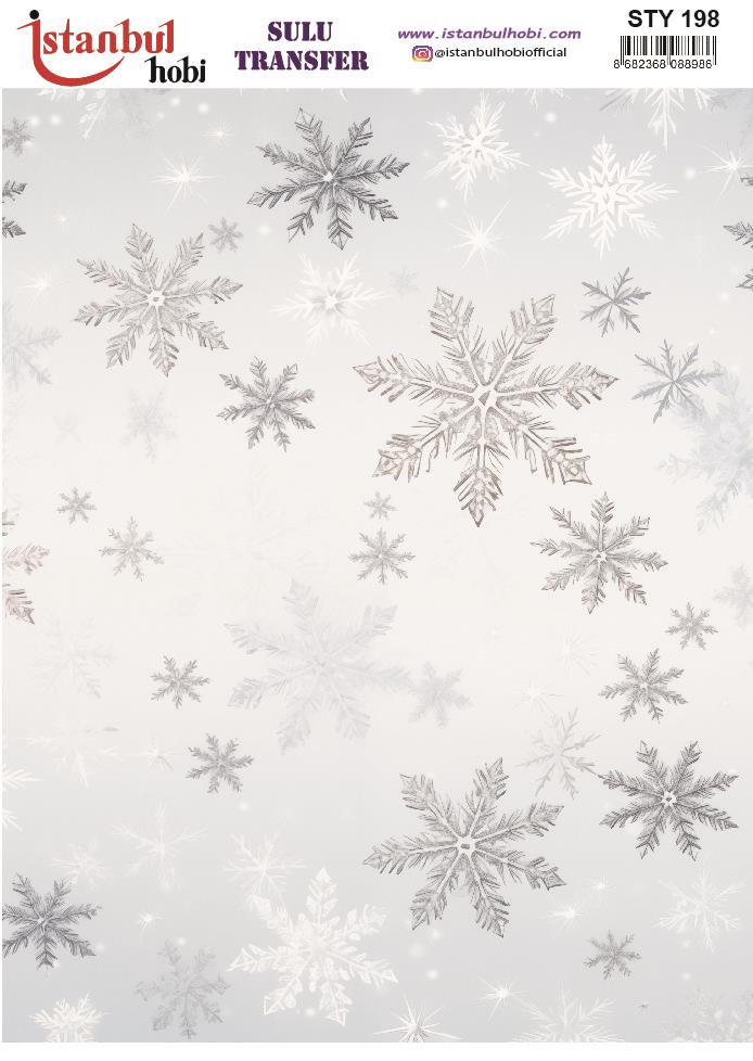 Yılbaşı Sulu Transfer 25x35cm STY198