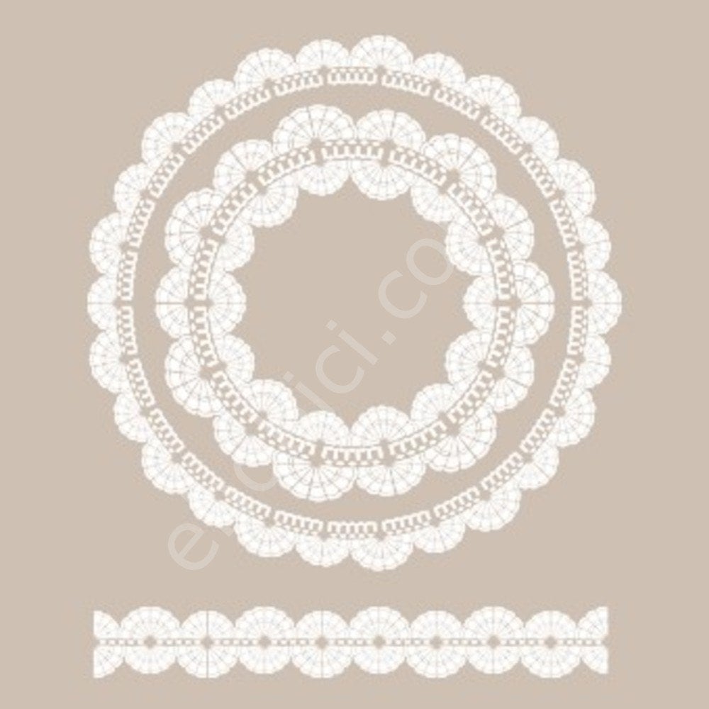 DS13 Cadence Dantel Serisi 25x35 Stencil