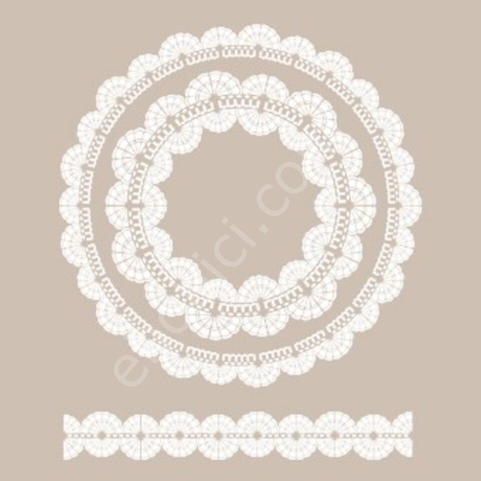 DS13 Cadence Dantel Serisi 25x35 Stencil