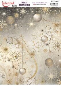 Yılbaşı Sulu Transfer 25x35cm STY199