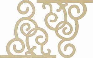 Boyanabilir Mix Media Ahşap Obje MX-19