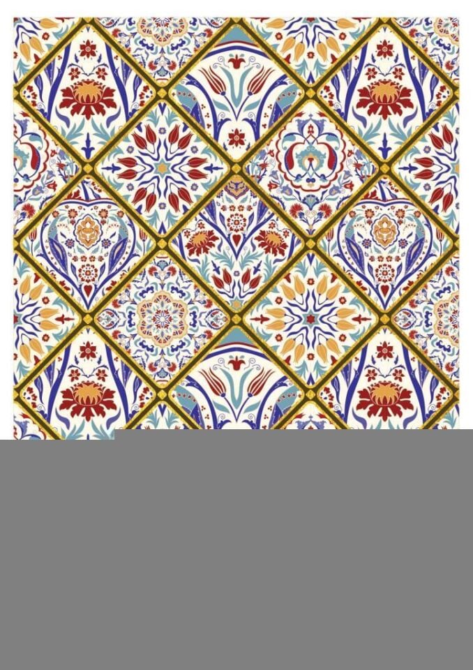 Cadence Desenli Altın Varak Pirinç Dekoapaj Kağıdı - Model 039