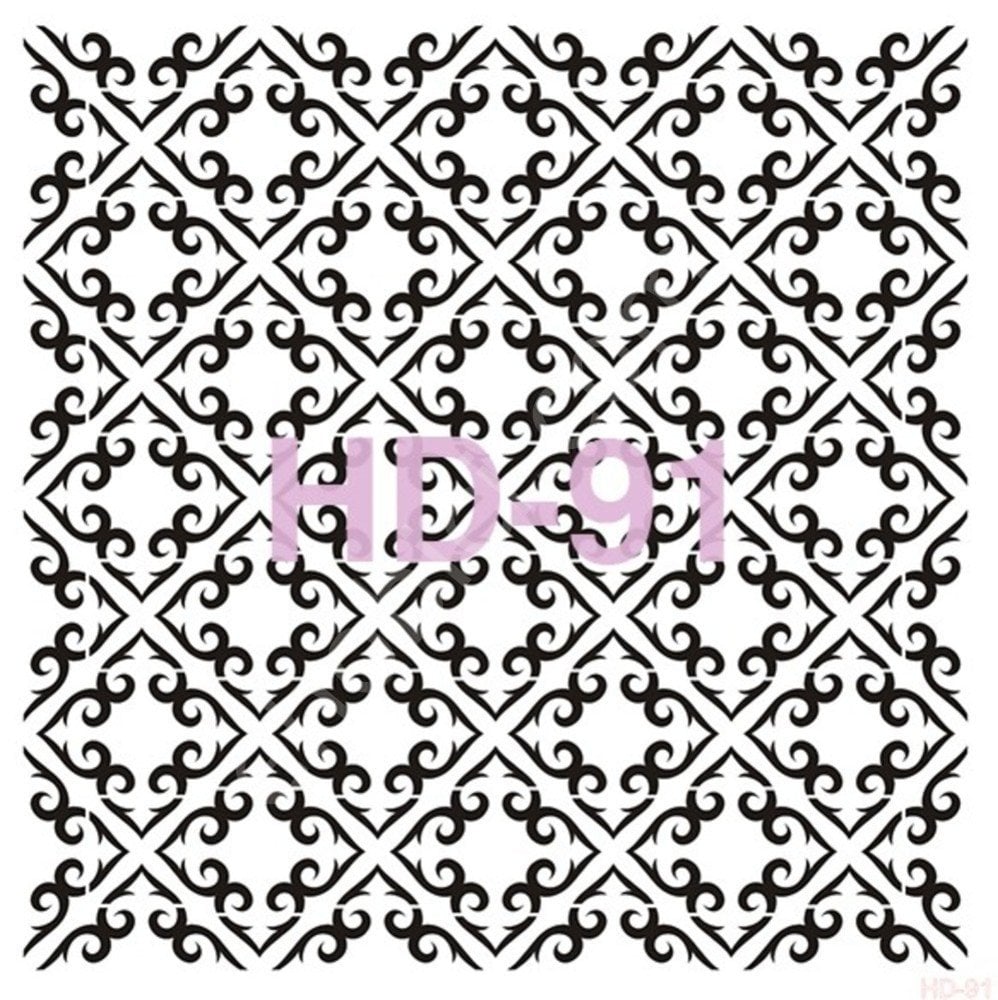 HD91 Cadence Home Dekor Stencil 45x45