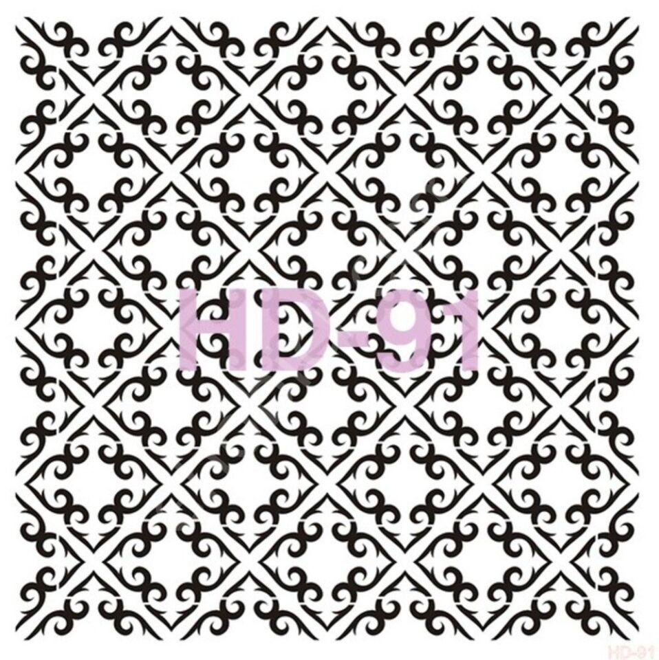 HD91 Cadence Home Dekor Stencil 45x45