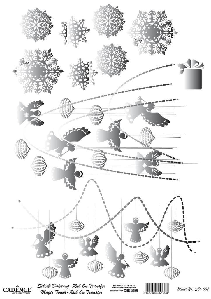 Cadence Sihirli Dokunuş Rubon SD007 Gümüş