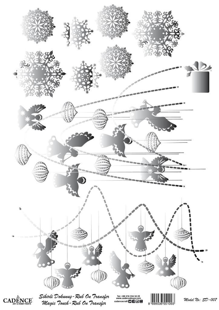 Cadence Sihirli Dokunuş Rubon SD007 Gümüş