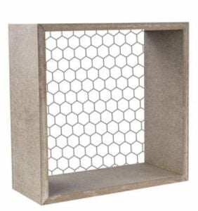 Kare Telli Ahşap Raf R-284