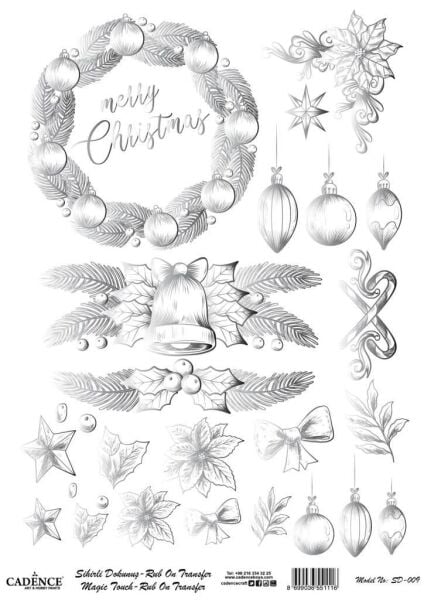 Cadence Sihirli Dokunuş Rubon SD009 Gümüş
