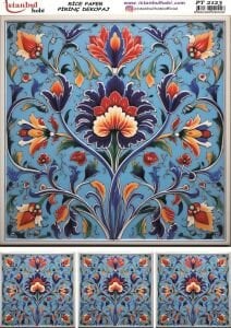 Pirinç Dekopaj Kağıdı 30x42cm PT-2123 Etnik