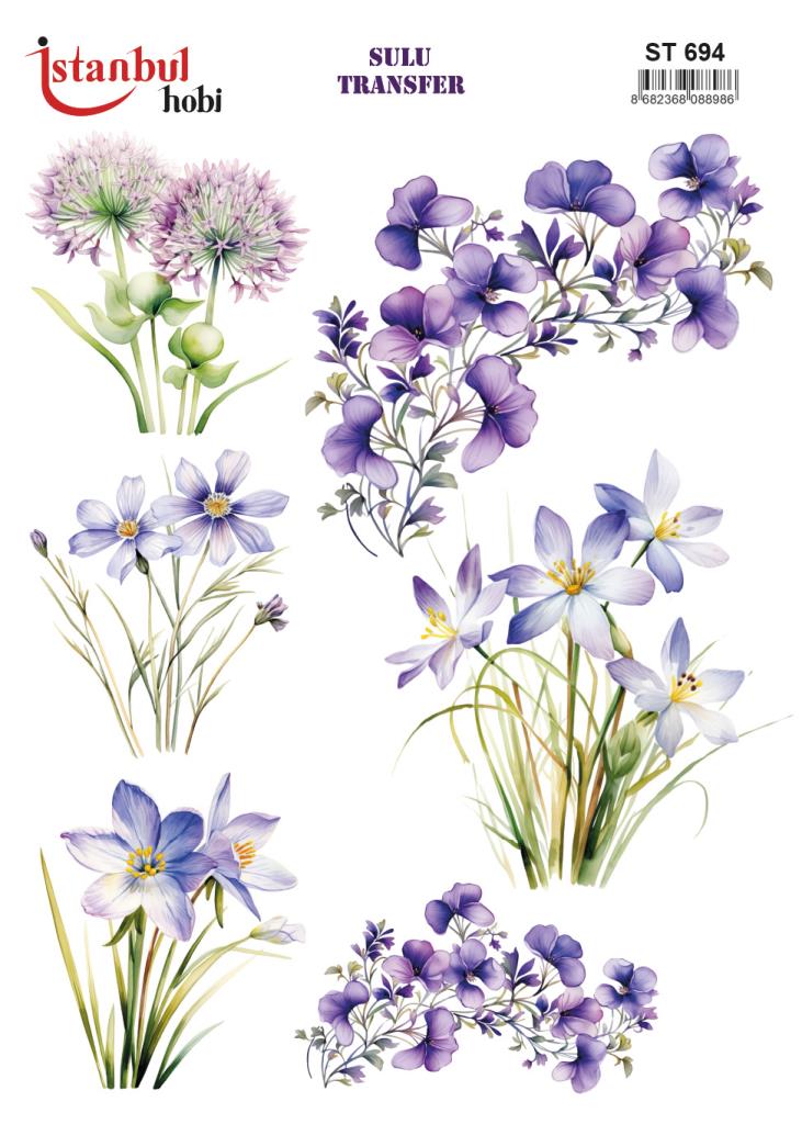 Sulu Transfer Kağıdı 25x35cm ST-694