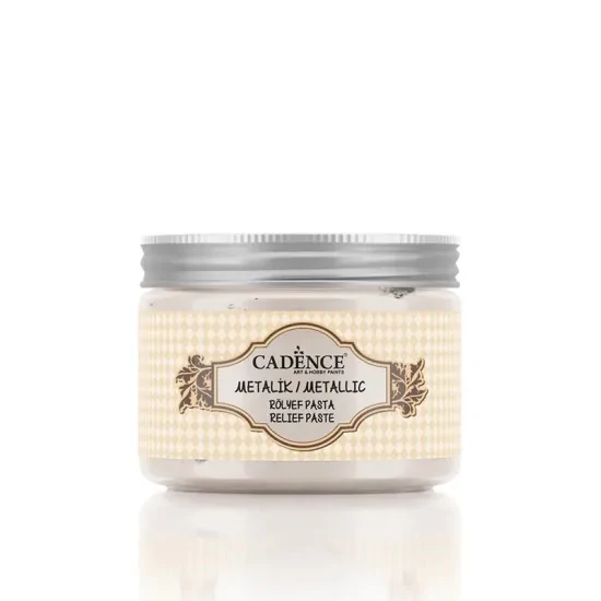 Cadence Metalik Rölyef Pasta 5934 İnci 150ml