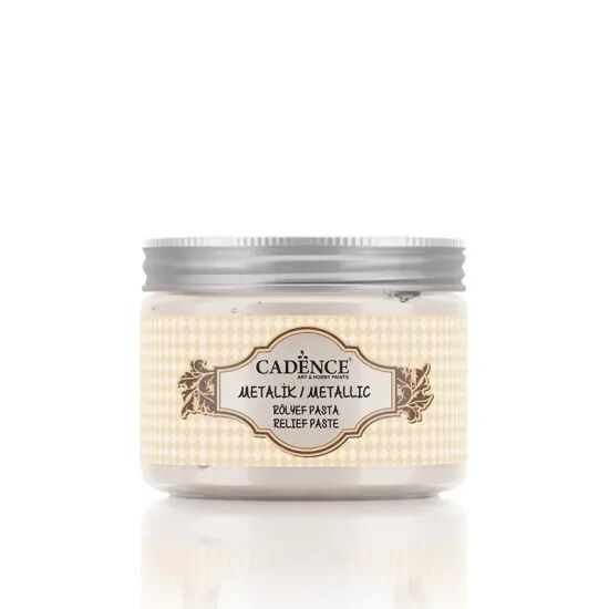 Cadence Metalik Rölyef Pasta 5934 İnci 150ml