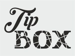 Yazı Desenler Stencil Şablon (15x20) YZ-249