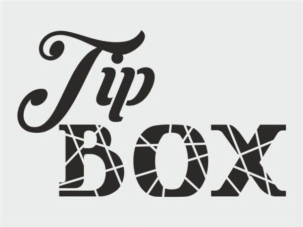 Yazı Desenler Stencil Şablon (15x20) YZ-249