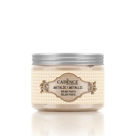 Cadence Metalik Rölyef Pasta 5942 Şampanya 150ml