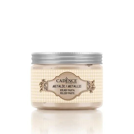 Cadence Metalik Rölyef Pasta 5942 Şampanya 150ml