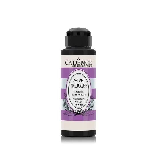 Cadence Metalik Kadife Tozu Siyah 120ml