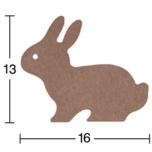 Ahşap Tavşan H-64