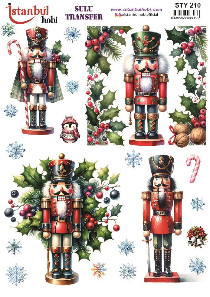 Yılbaşı Sulu Transfer 25x35cm STY210