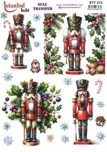 Yılbaşı Sulu Transfer 25x35cm STY210