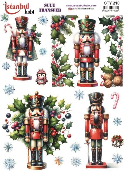 Yılbaşı Sulu Transfer 25x35cm STY210