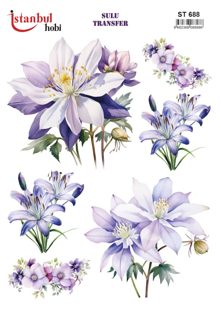 Sulu Transfer Kağıdı 25x35cm ST-688