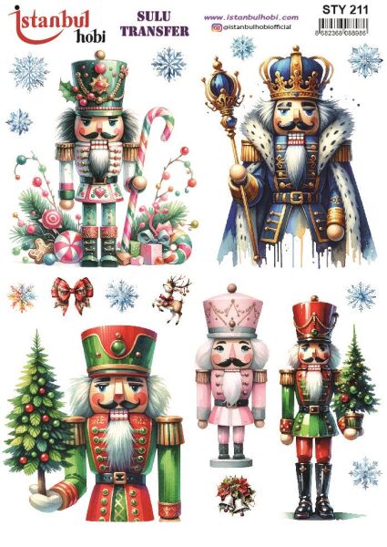 Yılbaşı Sulu Transfer 25x35cm STY211