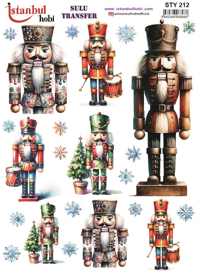 Yılbaşı Sulu Transfer 25x35cm STY212