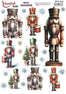 Yılbaşı Sulu Transfer 25x35cm STY212