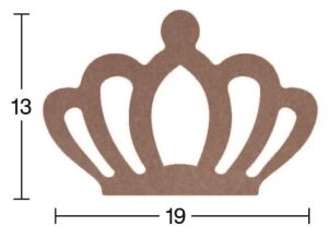 Ahşap Kral Tacı H-80