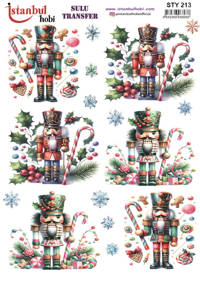 Yılbaşı Sulu Transfer 25x35cm STY213