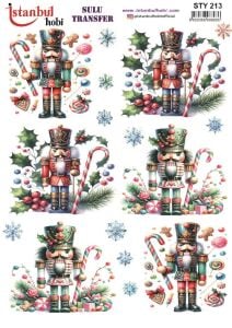 Yılbaşı Sulu Transfer 25x35cm STY213