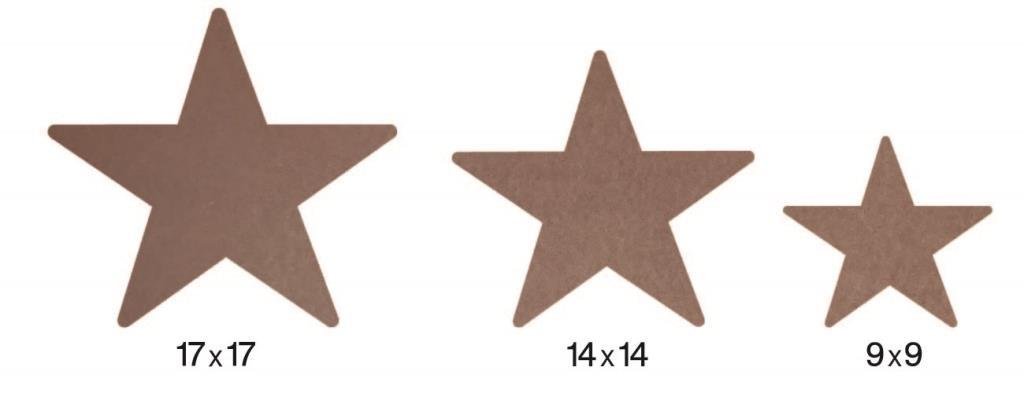 Ahşap Üçlü Yıldız Seti H-81