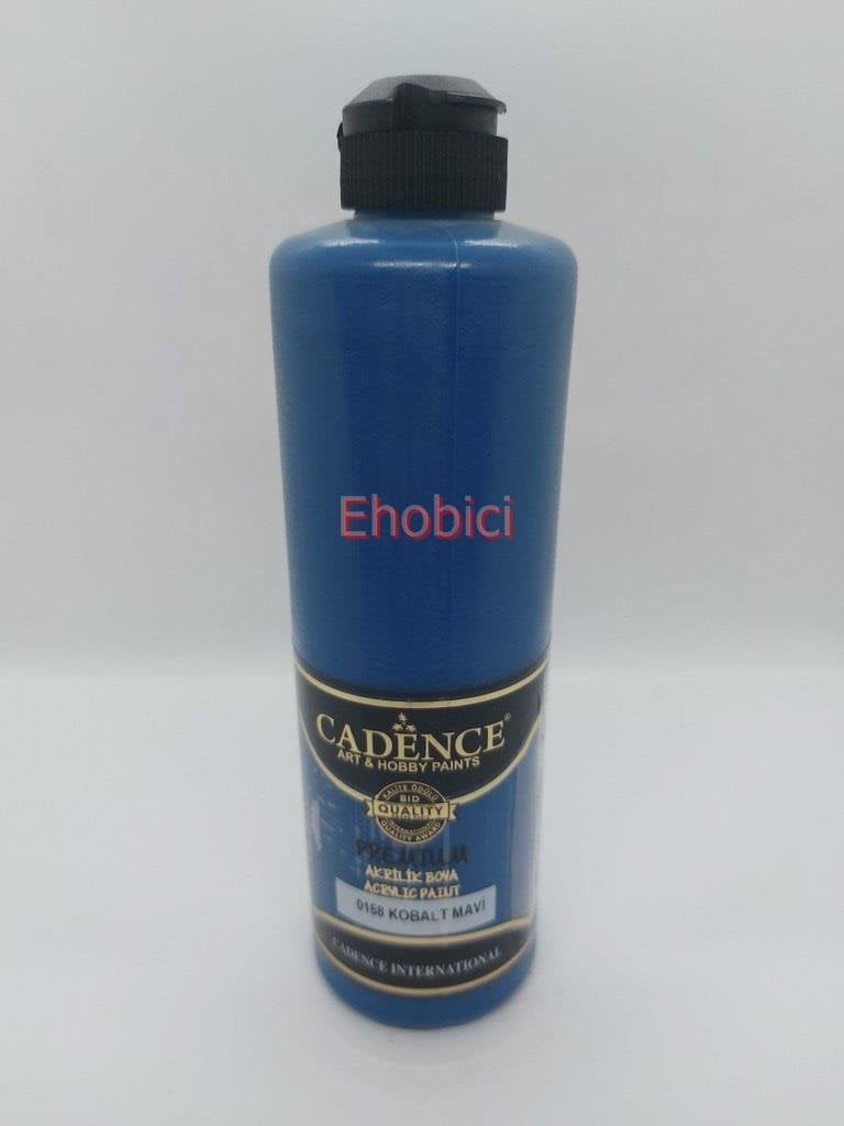 Cadence Akrilik Boya 500ML 0158 Kobalt Mavi Ahşap Boyası