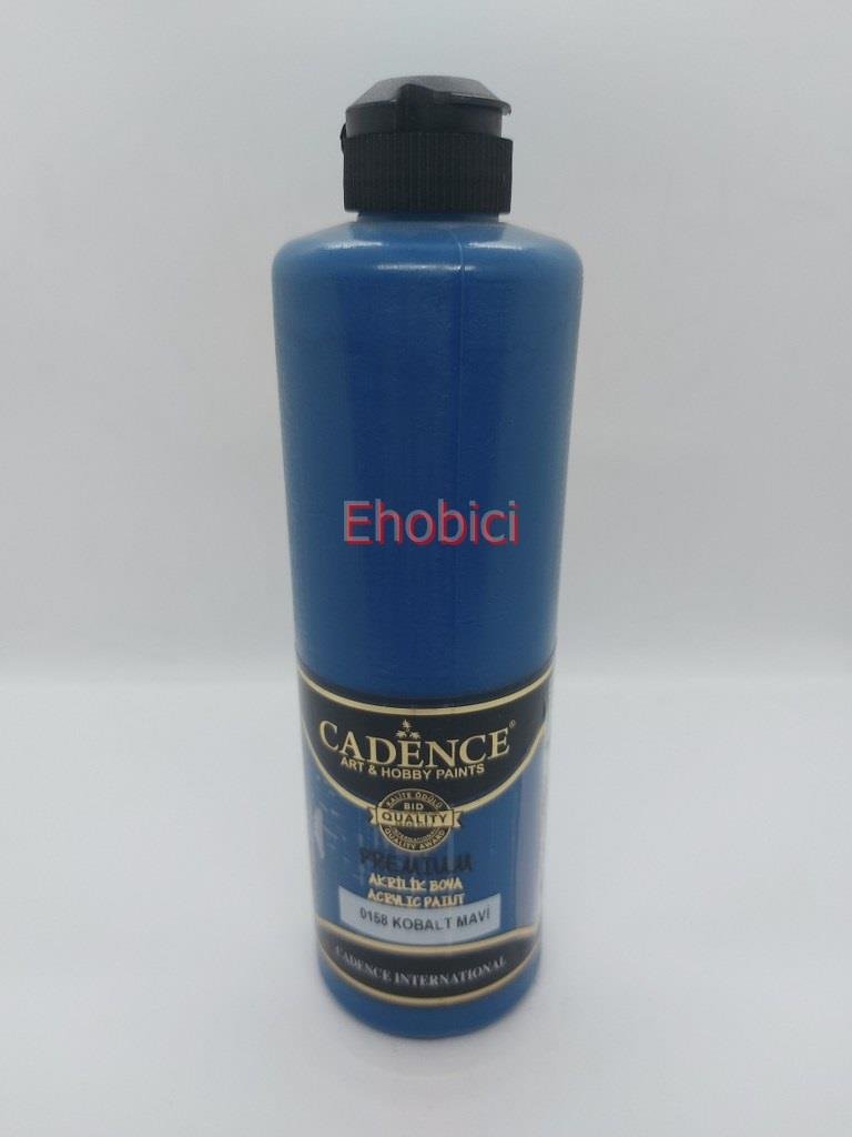 Cadence Akrilik Boya 500ML 0158 Kobalt Mavi Ahşap Boyası