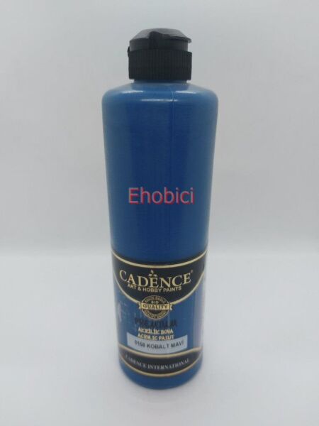 Cadence Akrilik Boya 500ML 0158 Kobalt Mavi Ahşap Boyası