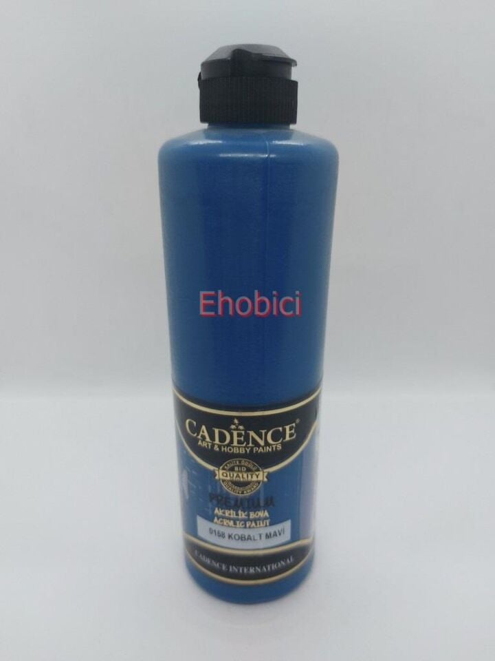 Cadence Akrilik Boya 500ML 0158 Kobalt Mavi Ahşap Boyası
