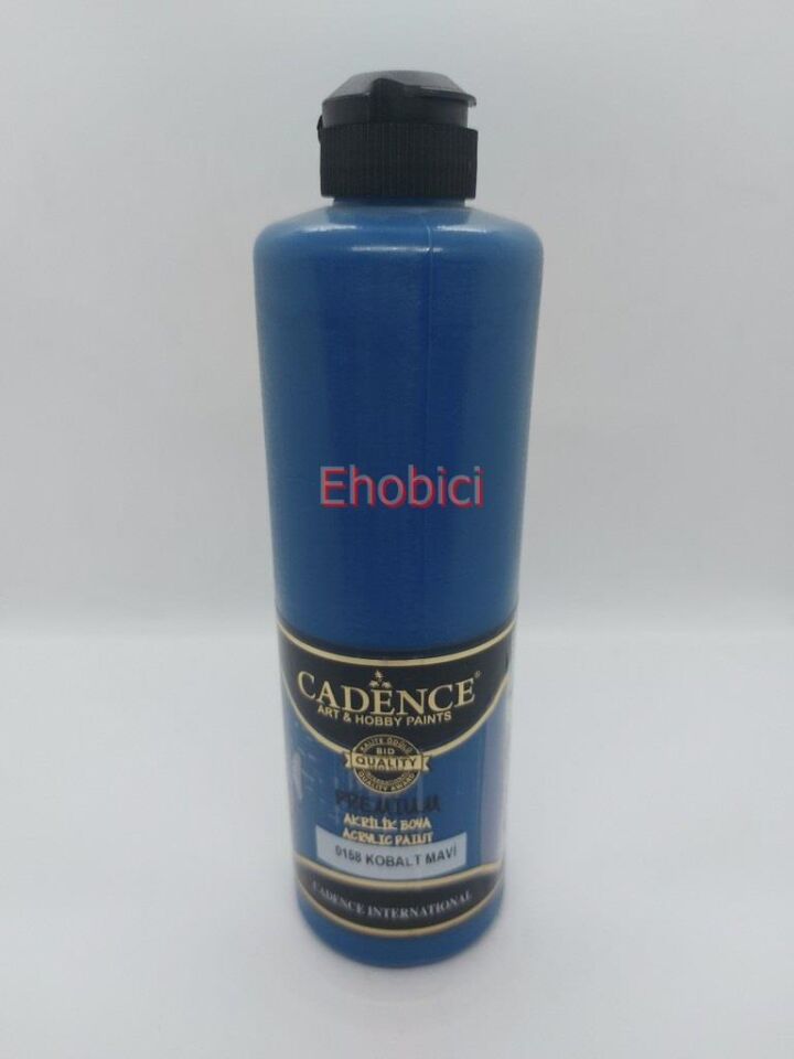 Cadence Akrilik Boya 500ML 0158 Kobalt Mavi Ahşap Boyası