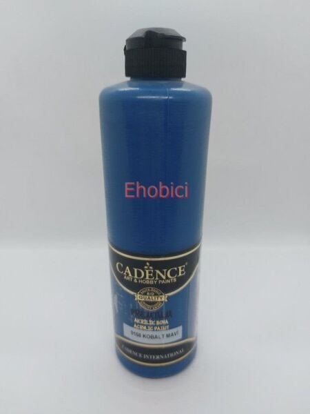 Cadence Akrilik Boya 500ML 0158 Kobalt Mavi Ahşap Boyası