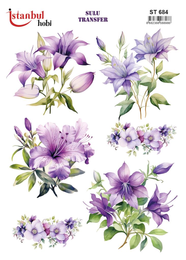 Sulu Transfer Kağıdı 25x35cm ST-684