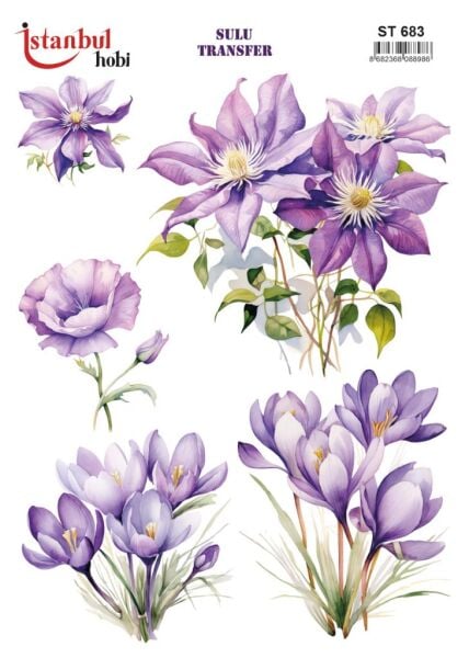 Sulu Transfer Kağıdı 25x35cm ST-683