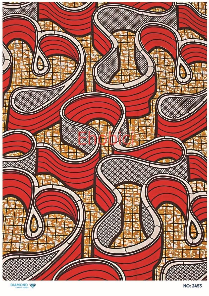 Diamond Pirinç Dekopaj Kağıdı - 2453