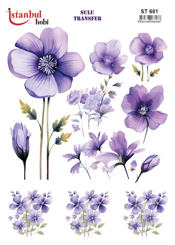 Sulu Transfer Kağıdı 25x35cm ST-681