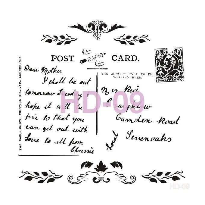 HD09 Cadence Home Dekor Stencil 45x45